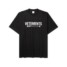 There are plenty of ways to work Vetements into your wardrobe – you can go retro, oversized, or top-to-toe bold. A logo-print cotton-jersey tee like this one goes well with a flannel shirt or acid-wash denim. Acid Wash Denim, Jersey Tee, T Shirt For Men, Flannel Shirt, Denim Wash, Summer Wardrobe, Printed Cotton, Fashion News, To Work