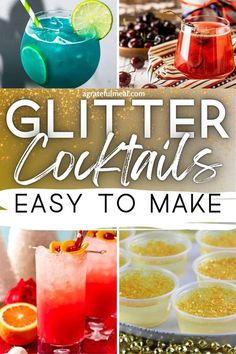 the ultimate guide to making glitter cocktails that are easy and fun for all ages