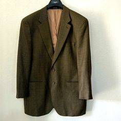 Chaps Men’s Dark Brown Tweed Botton Front Coat. Tags Have Been Removed, Never Worn, New. Business Tweed Jacket, Tailored Casual Tweed Jacket For Business, Casual Tweed Sport Coat For Business, Business Tweed Sport Coat With Pockets, Men Bodies, Men's Chaps, Brown Tweed, Dark Brown, Mens Jackets