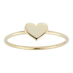 Worn by itself or with other rings, this 14k gold heart stackable ring by LUMINOR GOLD is a lovely addition to your everyday style. Worn by itself or with other rings, this 14k gold heart stackable ring by LUMINOR GOLD is a lovely addition to your everyday style.  Metal: 14k gold Packaging: velvety pouch Plating: 14k gold Width: 1 mm Finish: polished Please note, due to the high value of this item, a signature may be required upon delivery. Size: 6. Color: Yellow. Gender: unisex. Age Group: adul Gold Heart-shaped Stackable Midi Rings, Gold Stackable Heart Midi Rings, Stackable Heart Ring For Everyday And Valentine's Day, Yellow Gold Stackable Rings For Valentine's Day, Everyday Stackable Heart Ring For Valentine's Day, Gold Heart-shaped Stackable Rings For Valentine's Day, Gold Stackable Heart Ring For Valentine's Day, Stackable 14k Gold Rings For Valentine's Day, Fine Jewelry Yellow Gold Stackable Heart Rings