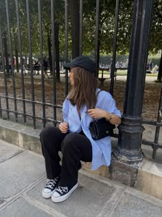 Platform Chuck Taylors Outfit, Chucks Outfit, Outfits Moodboard, Converse Outfit Summer, Platform Converse Outfit, Paris Fits, Cap Outfits For Women, Finding Style, Converse Fits