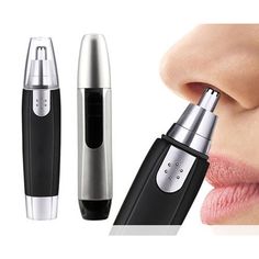 Nose And Ear Hair Trimmer Portable Electric Professional Painless Eyebrow & Facial Hair Trimmer For Men And Woman (No Battery) Make A Bundle With 2 Items Or More And Receive 10% Off In Your Purchase. Galvanic Body Spa, Wand Curling Iron, Beauty Products You Need, Dry Body Brushing, Nose Hair Trimmer, Trimmer For Men, Facial Brushes, Hair Brush Straightener, Facial Cleansing Brush