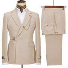 ad eBay - Find many great new & used options and get the best deals for Mens Formal Dinner Suit Blazer Jacket Pants 2pcs Business Groom Wedding Suits Sz at the best online prices at eBay! Free shipping for many products! Tailored Long Sleeve Wedding Sets, Beige Fitted Double Breasted Suit For Wedding, Fitted Beige Pantsuit For Formal Occasions, Tuxedo Style Long Sleeve Pantsuit For Wedding, Elegant Beige Pants For Wedding, Elegant Beige Wedding Pants, Wedding Tuxedo Style Pantsuit With Long Sleeves, Wedding Tuxedo Pantsuit With Long Sleeves, Beige Tuxedo Set With Notch Lapel