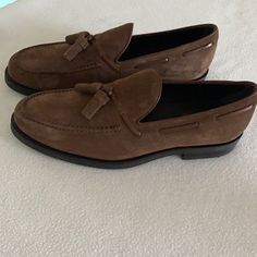 Never Used Shoes With Some Storage Marks On It Used Shoes, Tods Shoes, Suede Loafers, Slip Ons, Loafer Shoes, Loafers Men, Tassels, Shoes Mens, Men's Shoes