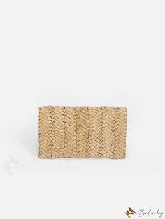 BirdinBag - Chic Travel Straw Bag: Minimalist Flap Design for Beach Vacations Casual Rectangular Clutch With Adjustable Strap, Versatile Beige Rectangular Clutch, Versatile Rectangular Beige Clutch, Everyday Casual Rectangular Clutch, Casual Everyday Rectangular Clutch, Summer Beach Crossbody Clutch, Woven Rectangular Clutch For Summer, Rectangular Woven Clutch For Summer, Beige Rectangular Beach Clutch