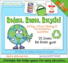 a poster with the words reduce, reuse, recycle and environmental awareness