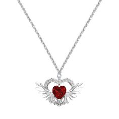 Radiate love and elegance with our 925 Silver Heart Necklace. Crafted from sterling silver and adorned with 5A cubic zirconia, it captures the essence of timeless beauty. A perfect symbol of affection, this necklace is a dazzling addition to any collection. Cubic Zirconia Heart Necklace With Gemstone For Valentine's Day, Heart Necklace With Cubic Zirconia For Valentine's Day, Valentine's Day Heart Necklace With Cubic Zirconia Gemstone, Elegant Heart Necklace With Cubic Zirconia Gemstone, Elegant Heart Necklace With Cubic Zirconia, Silver Crystal Heart Necklace For Anniversary, Elegant Crystal Heart Necklace For Anniversary, Silver Heart Necklace With Birthstone - Cubic Zirconia, Elegant Heart Necklace With Birthstone And Cubic Zirconia