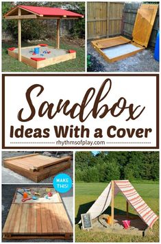 sandbox ideas with a cover