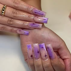 Light Purple Nail Light Purple Nail Ideas, Purple Nail Ideas, Light Purple Nails, Holding Each Other, Purple Nail Art, Purple Nail Polish, Blue Acrylic Nails