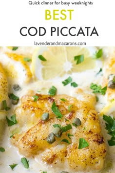 the best cold piccata recipe with lemons and capers