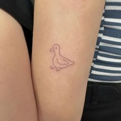 Duck Tattoo 30 Tattoo Ideas, Belfast Tattoo, 30 Tattoo, Duck Tattoos, Butterfly Tattoos For Women, Sibling Tattoos, Small Hand Tattoos, Funny Tattoos, Sister Tattoos