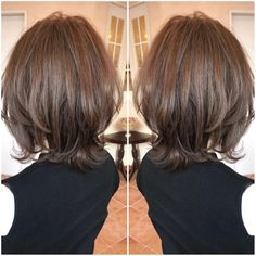 Two-Tier Shoulder Length Hairstyle Modern Layered Haircuts, Cut Pic, Haircut Medium, Medium Layered Haircuts, Medium Layered Hair, Medium Layered, Medium Cut, Shoulder Length Hair Cuts, Mid Length Hair