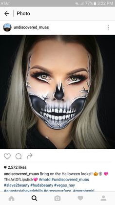 ☼Pinterest: @wolftatii ☾ Make Up Diy, Halloweenský Makeup, Horror Make-up, Alt Makeup, Amazing Halloween Makeup, Hallowen Costume