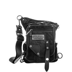 Black Ops-Updated Kodiak – UUB Durable Functional Leather Bag, Durable Leather Functional Bag, Black Leather Adventure Bag, Durable Black Bags For Adventure, Multifunctional Black Adventure Bags, Practical Black Bags For Adventure, Durable Adventure Bags, Durable Black Urban Bag, Durable Black Shoulder Bag For Everyday Carry