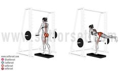 an image of a woman doing squats on a barbell with the text above it