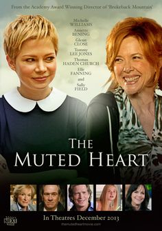 the muted heart movie poster with two women and one man smiling at the camera