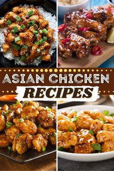 These Asian chicken recipes showcase the best of that region’s aromatic and flavorful cuisine. From General Tso to chow mein to stir-fry, these easy dinners are guaranteed family-pleasers. Asian Dinner Recipes Chicken, Crockpot Asian Chicken Recipes, Best Chicken Stir Fry Recipe, Homemade Chinese Food Recipes, Chicken Asian Recipes, Asian Chicken And Rice, Most Popular Dinner Recipes, Chicken Stir Fry Recipes, Chinese Rolls