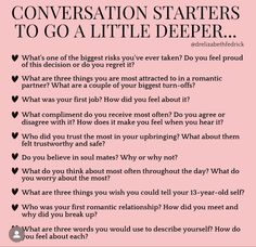 Conversations Starters, Making Conversation, Awkward Silence, Conversation Starter Questions, Deep Conversation Starters, Intimate Questions