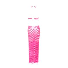 Pink metal sequin maxi dress. Size is adjustable by metal chains. Bust: 27,56”-37,40” Waist: 25,59”-31,50” Summer Party Maxi Dress With Sequins, Summer Chainmail Dress, Summer Sequined Maxi Dress For Night Out, Embellished Sequin Maxi Dress For Summer, Summer Night Out Sequin Floor-length Dress, Summer Floor-length Sequin Dress For Night Out, Summer Floor-length Dress With Contrast Sequin, Summer Night Out Floor-length Sequin Dress, Floor-length Sequin Dress For Summer Night Out