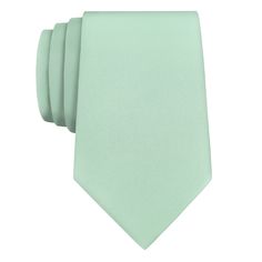 The pastel hues of the KT Mint necktie are perfect for spring. Solid mint ties feel charming, relaxing, and invigorating. Solid Color Ties For Black Tie Events In Summer, Solid Color Summer Ties For Black Tie Events, Elegant Green Ties For Spring, Elegant Green Tie For Spring, Elegant Green Spring Ties, Classic Ties For Spring, Elegant Green Suit And Tie Accessories For Spring, Summer Solid Suit And Tie Accessories, Elegant Spring Standard Ties