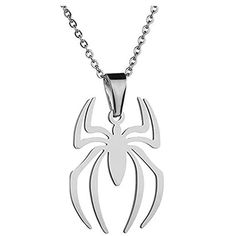 PRICES MAY VARY. The spider symbolizes magic, power and great vitality. The unique design of the spider pendant necklace symbolizes people's yearning for superheroes.It symbolizes a strong will and perseverance. Wearing it, we won't give in even if we meet with difficulties. Spiderman pendant clavicle chain is made of high-end stainless steel, nickel-free, lead-free, hypoallergenic, and can be worn by people with sensitive skin. Our necklace is made of titanium steel, so it is not easy to change Spider Man Necklace, Valentine Halloween, Spider Pendant, Vintage Spider, Spider Jewelry, Spider Necklace, Cosplay Jewelry, Magical Power, Necklace Chain Lengths