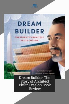 the book cover for dream builder, which features an image of a man in a suit and