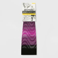 Push your athletic training to the next level when you wear a pair of Sport Med Compression Knee-High Socks from Dr. Motion. These women's compression socks provide moderate compression to help stabilize muscles and increase circulation to improve performance and help minimize post-workout soreness in your legs. You'll love the bold striped pattern, as well as the antimicrobial properties that help keep the socks from developing odors. Multicolor Stretch Sports Socks, Workout Soreness, Womens Compression Socks, Athletic Training, Compression Socks, Knee High Socks, Post Workout, High Socks, Sports Women