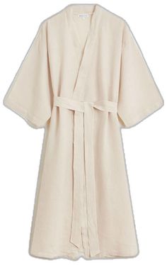 Beige Linen Kimono For Loungewear, Relaxed Fit Linen Summer Robe, Summer Linen Robe With Relaxed Fit, Relaxed Fit Linen Robe For Spring, Relaxed Linen Summer Robe, Spring Linen Loungewear Robe, Beige Linen Robe For Spring, Summer Linen Robe For Relaxation, Beige Linen Spring Robe