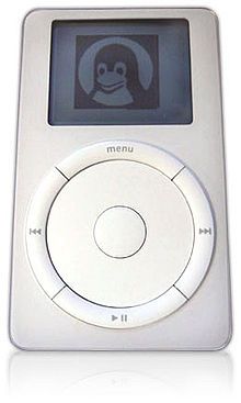 an old style mp3 player with a monkey face on the front and bottom panel,