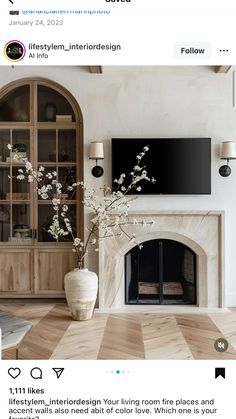 the living room is clean and ready to be used as an entertainment center for entertaining