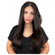 PRE-ORDER- SEE RETURN & SHIPPING POLICY** link below Solid Darkest Brown (Off Black) Lucious Long Locks ~ 24" length (subtle layers+ face framing for natural look) ~ 130% Hair Density ~ Silk lining inside cap that can be removed upon request- free of charge. (Silk lining- helps hide bio hair, protect knots for longevity of piece, protect bald/sensitive scalp. You may see the transition on the parting from silk liner to lace, some like silk lining some don't- all personal preference, can be easily removed just leave order note) ~ Multi-directional parting (parting can be moved!) ~ Bleached knots, plucked hairline, baby hairs + Face Framing ~ Highest Quality Brazilian texture human hair ~ Raw Virgin Cuticle aligned Human Hair (better quality than Remy) ~ Gamini Invisible Lace Ear- To- Ear ~ Layers Face Framing, Subtle Layers, Ear Cap, Invisible Lace, Baby Hairs, Sensitive Scalp, Long Locks, Hair Density, Powder Foundation