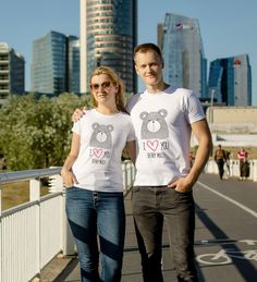 These cute pärchen t-shirts is perfect gift idea for lovers, couples and newlyweds. IMPORTANT: PLEASE CHECK THE SIZE CHART BEFORE ORDERING! High quality couple t shirts made of tight cotton and printed by VivaMake. Printings on our his and hers shirts are durable and secure. We use water based inks which provides the best possible results and are eco-friendly. Our branded matching shirts are based on quality and comfort that you can enjoy wearing them. Bear t shirt description: - 190 gm/m² heavy Cute White T-shirt With Bear Design, White Crew Neck T-shirt With Bear Print, White Bear Design Short Sleeve Tops, Casual White T-shirt With Bear Design, White Short Sleeve Top With Bear Design, Bear Design Graphic Tee Short Sleeve T-shirt, Graphic Tee With Bear Design, Short Sleeve, Bear Design Graphic Tee With Short Sleeves, Graphic Tee With Bear Design