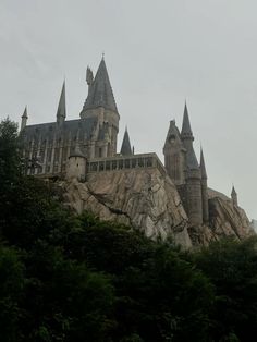 a castle on top of a rock formation