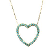 "Our inventory is limited on Etsy. You can find more quantities and unique designs by vising our website: www.nanabijoujewelry.com This uniquely detailed necklace is composed of a 14K solid gold heart shaped frame and hand-set with genuine AAA quality natural real Arizona Turquoise cabochons. This darling heart frame charm is complemented with a matching 14K solid gold adjustable chain or available to be purchased as a charm alone without the chain. In addition, if you wish to purchase the heart Turquoise Heart Necklace With Heart Beads, Turquoise Heart Necklace For Valentine's Day, Turquoise Heart Beads Necklace As Gift, Turquoise Heart Necklace For Gift, Handmade Blue Heart Turquoise Necklace, Turquoise Necklace With Heart Beads As Gift, Handmade Blue Heart Shaped Turquoise Necklace, Handmade Heart-shaped Turquoise Necklace, Turquoise Heart-shaped Necklaces For Gifts