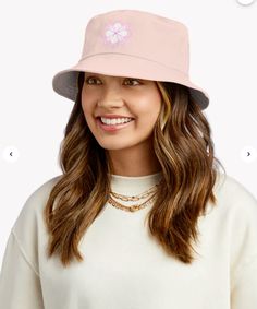 Blossom Beauty: Pink Floral Bucket Hat Floral Bucket Hat, Pink Floral, Pink Flowers