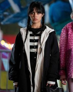 Jenna Ortega Wednesday Addams Oversized Hoodie Jacket Oversized Casual Outerwear For Cosplay, Oversized Long Sleeve Outerwear For Cosplay, Black Baggy Hoodie, Oversized Black Jacket, Jenna Ortega As Wednesday, Jenna Ortega Wednesday, Baggy Hoodie, Long Coat Women, Thanksgiving Outfit