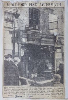 an old newspaper article about the fire at gulddrod fire department in new york city