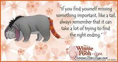 winnie the pooh quote with an image of a hippo and flowers on it