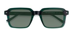 Crystal Dark Green square sunglasses available in variety of colors to match any outfit. These stylish full-rim, large sized acetate sunglasses include free single-vision prescription lenses, a case and a cleaning cloth. Green Rectangular Sunglasses With Tinted Lenses, Green Rectangular Sunglasses With Mirrored Lenses, Green Square Frame Sunglasses With Mirrored Lenses, Green Rectangular Tinted Sunglasses, Green Square Frame Sunglasses With Uva Protection, Green Square Frame Sunglasses With Gradient Lenses, Green Rectangular Sunglasses With Uv Protection, Casual Green Rectangular Sunglasses, Green Rectangular Sunglasses For Beach