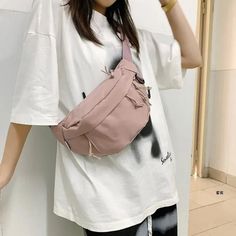 UAKISS - Streetwear Trendy Simple Men Women Chest Bag Japanese Solid Y2k All Match Shoulder Bags Fashion Chic Casual Handbags Crossbody Size:23*11*18CM "Size mearsured by ourselves, sometimes has some errors, but always within 3cm." Female Bags, Casual Handbags, Simple Man, Chic Casual, Backpack Sport, Bags Fashion, Waist Pack, Fashion Chic, Chest Bag