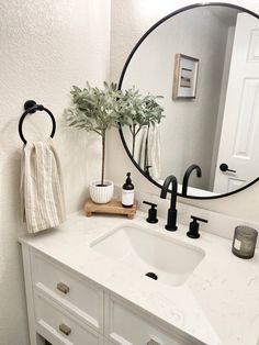 Neutral Bathroom Decor Bathroom Counter, Bathroom Design Decor, Chic Bathrooms