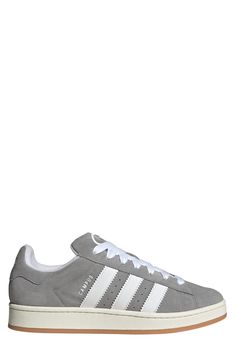 Adidas Campus, Up Styles, Grey And White, Me Too Shoes, Leather Upper, Off White, Nordstrom, Lace Up, Adidas