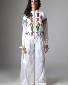 Mati Sphara Set with Pants – shopnavaa Shirt Jacket Men, Teal Blouse, Crop Blazer, Indian Fashion Designers, Kurta With Pants, White Hand, Pernia Pop Up Shop, Western Shirts, Dress Suits