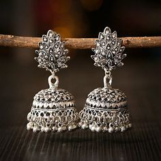 Retro Earring, Alloy Earrings, Tassel Drop Earrings, Indian Earrings, Ethnic Earrings, Jhumka Earrings, Hanging Earrings, Round Earrings, Unique Charms