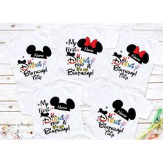 My First Disney Trip And It's My Birthday 2023 T Shirt Disney Birthday Trip, First Disney Trip, Disney Birthday Shirt, Matching Birthday Shirts, Disneyland Birthday, Disney Family Vacation Shirts, Birthday Squad Shirts, Disney Vacation Shirts, Family Disney Trip