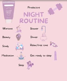 Productive Night Routine, Basic Skin Care Routine, Get My Life Together, Body Care Routine, Bedtime Routine