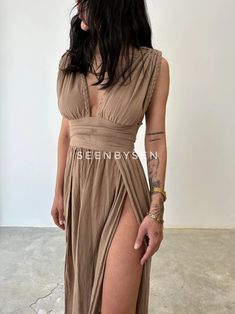 Greek Goddess Dress Costume,,slit Backless Dress,wedding Guest Dress,boho Grecian Dress,beach Wedding Dress,cottagecore Dress,renaissance - Etsy Diy Boho Dress Pattern, Wedding Guest Dress Boho, Wedding Dress Cottagecore, Backless Dress Wedding, Greek Style Dress, Linen Dress Pattern, Greek Goddess Dress, Greek Dress, Goddess Fashion