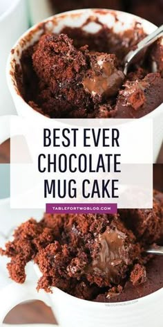 the best ever chocolate mug cake recipe