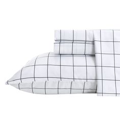 PRICES MAY VARY. 【TWIN SIZE LUXURY BED SHEET SET】1 Flat sheet (66"x 96"), 1 Fitted sheet (39"x 75"), 1 Pillowcases (20"x 30"). 【EASY CARE】 Our sheets are stain resistant, fade resistant, and wrinkle resistant. They are machine washable in cold water and dry quickly on tumble. 【HIGHEST QUALITY BRUSHED MICROFIBER】Super soft microfiber polyester fabric，smooth and comfortable. These are made of the highest quality double brushed microfiber yarns. 【PLAID PATTERN DESIGN】White Checker gingham printed.E Plaid Bed, Black Sheets, Luxury Bed Sheets, Bedding Sheets, Bed Sheet Set, Printed Sheets, King Comforter, Patterned Sheets, Bed Sheet Sets