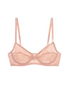 Araks - Beau Underwire Bra in Bare Everyday Fitted Bra With Padded Cups, Summer Cotton Bra, Summer Everyday Cotton Bra, Summer Full Cup Bra With Removable Pads, Summer Full Cup Padded Bra, Cotton Fitted Bra With Removable Pads, Fitted Cotton Bra With Padded Cups, Nude Tops, Cotton Lingerie